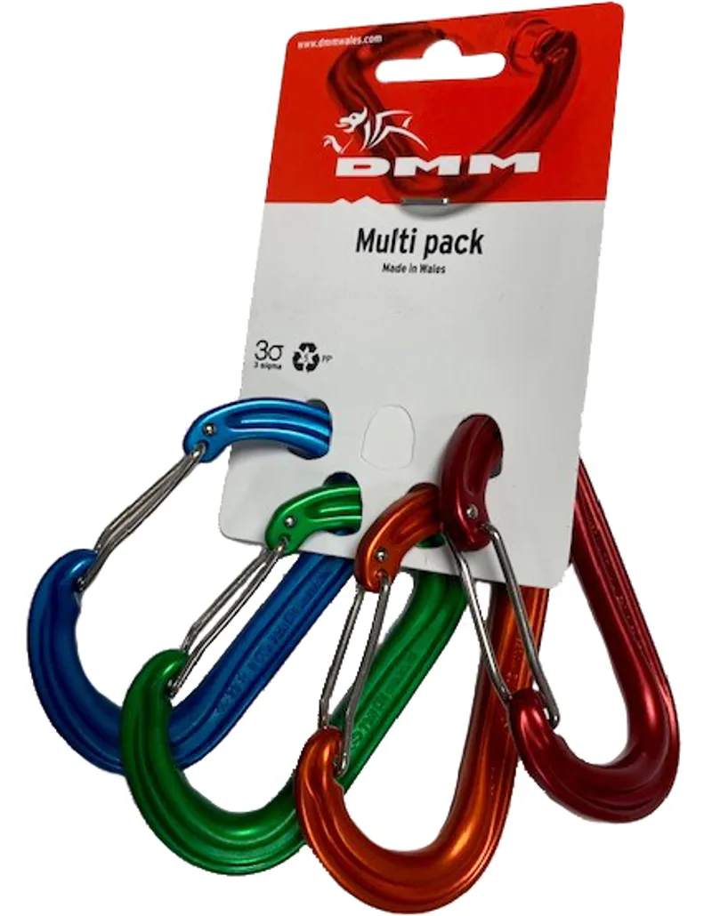 DMM WallDO Wiregate Carabiner - 4 Pack Assorted-1